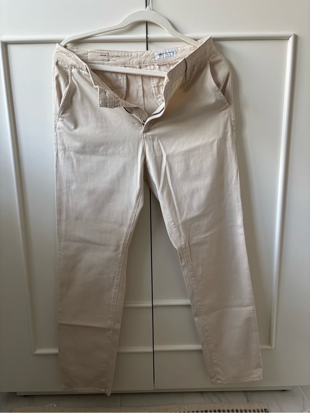 AG Adriano Goldschmied women’s trousers in beige size 27 - Picture 3 of 4